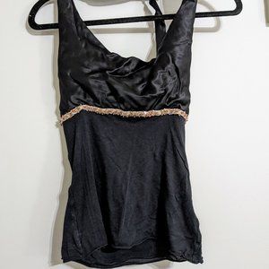 Y2K beaded halter top